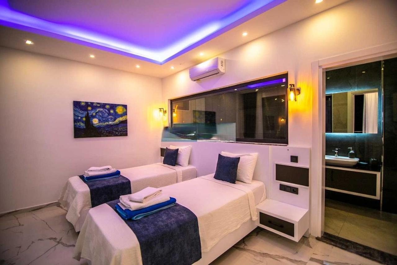 Villa Lycian-Kalkan 3 Bedroom-2 Jakuzzies-Sauna-Turkish Hamam-Huge Private Pool And Lovely Garden Каш Екстериор снимка
