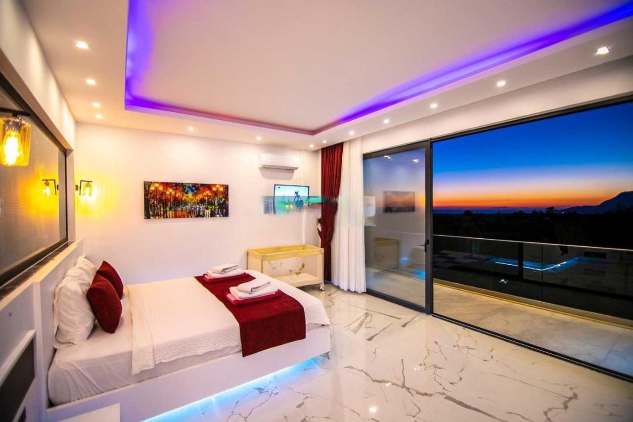 Villa Lycian-Kalkan 3 Bedroom-2 Jakuzzies-Sauna-Turkish Hamam-Huge Private Pool And Lovely Garden Каш Екстериор снимка